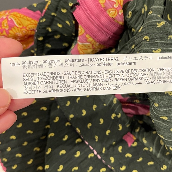 NWOT! ZARA Green Pink Front Tie Tapestry Print Mini Skirt! - Picture 4 of 4